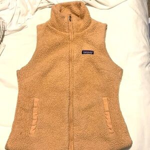 Pink Patagonia Los Gatos Sherpa vest small